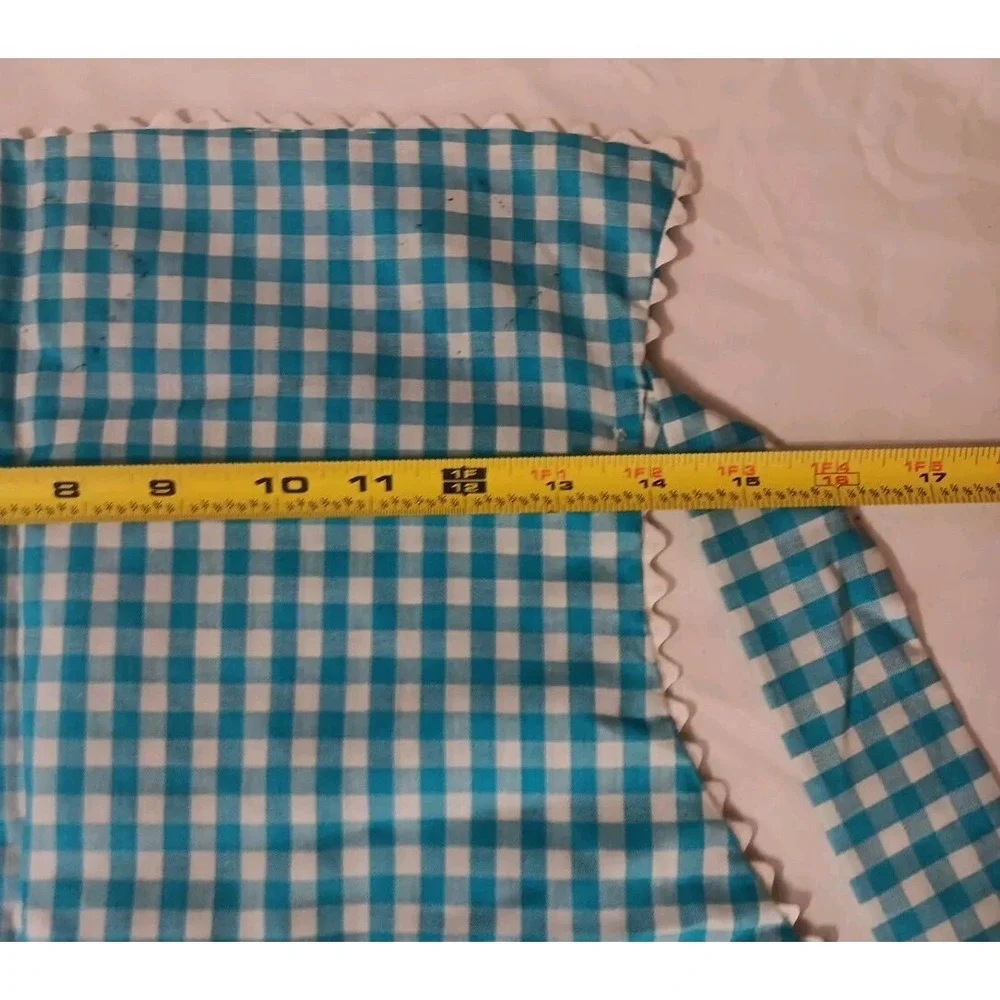 2 Vintage Aprons Handmade Waist Half Kitchen Cooking‎ Cottagecore Pockets READ